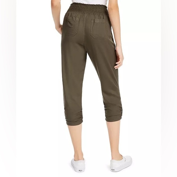 Rewash Cropped Ruched Jogger Soft Pants New Size Small - Picture 2 of 13